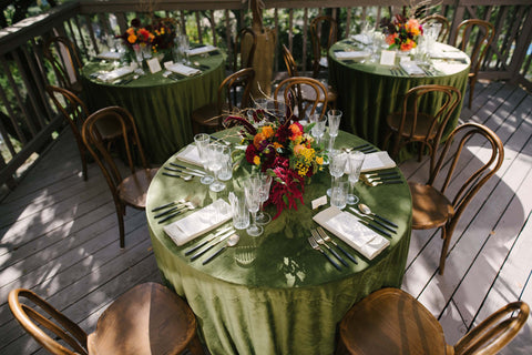 Fall inspired table centerpieces by Gorgeous and Green