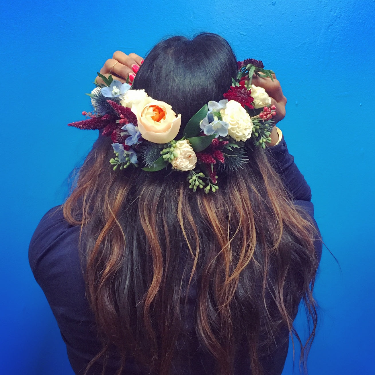 Flower Crown or Hair Piece, small event 