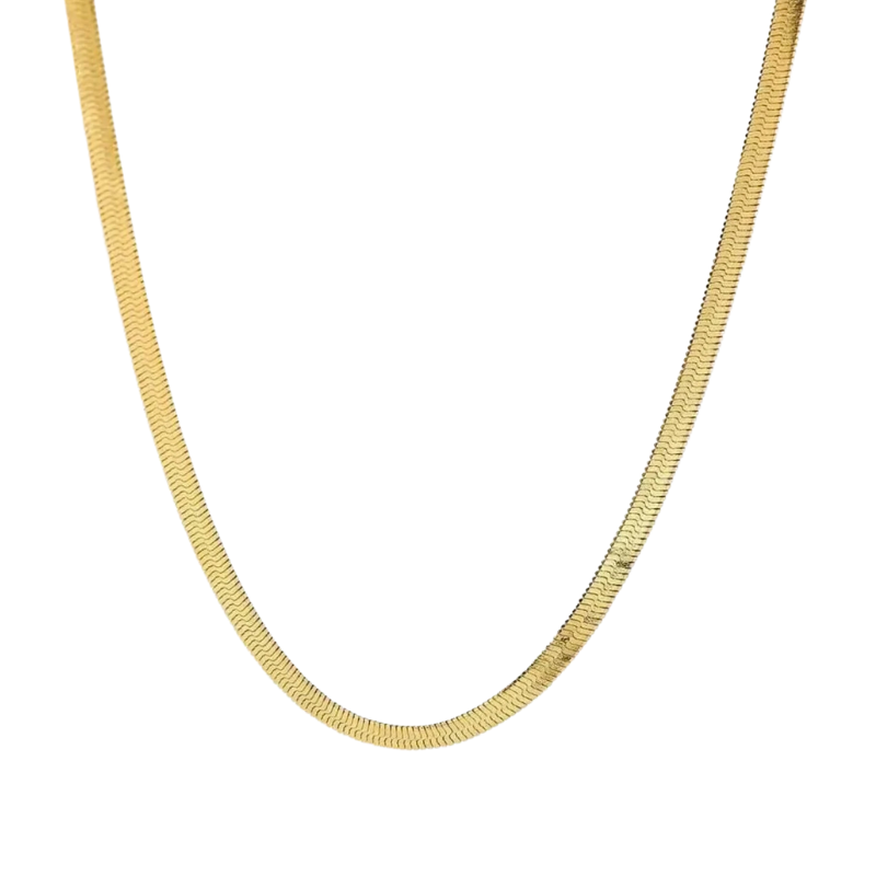 Billede af Snake Chain 5mm 18K Forgyldt