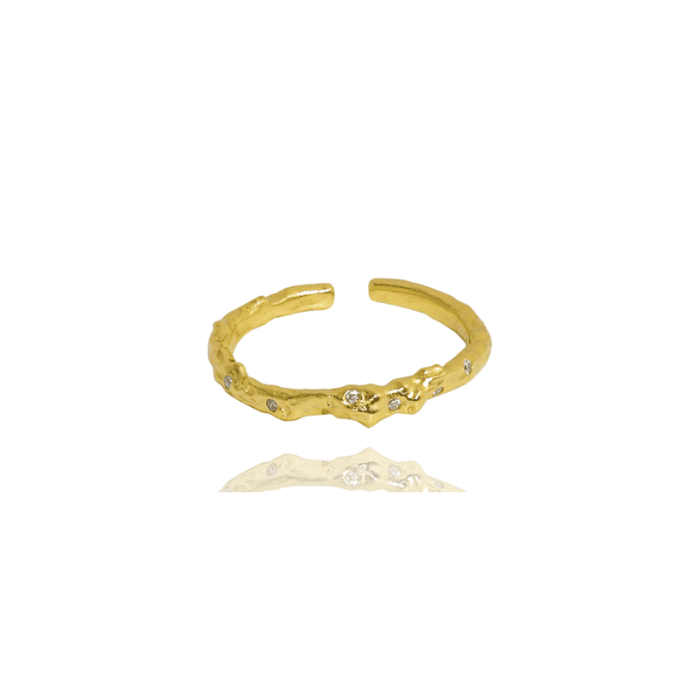 Billede af Evelyn Ring 18K Forgyldt