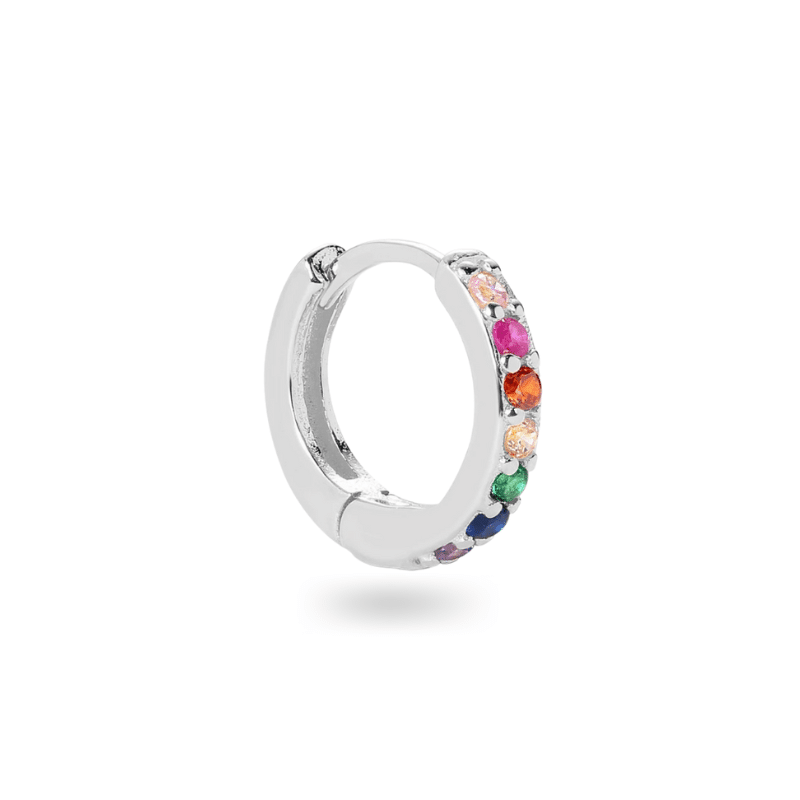 Billede af Single Rainbow Hoop 925S Sølv