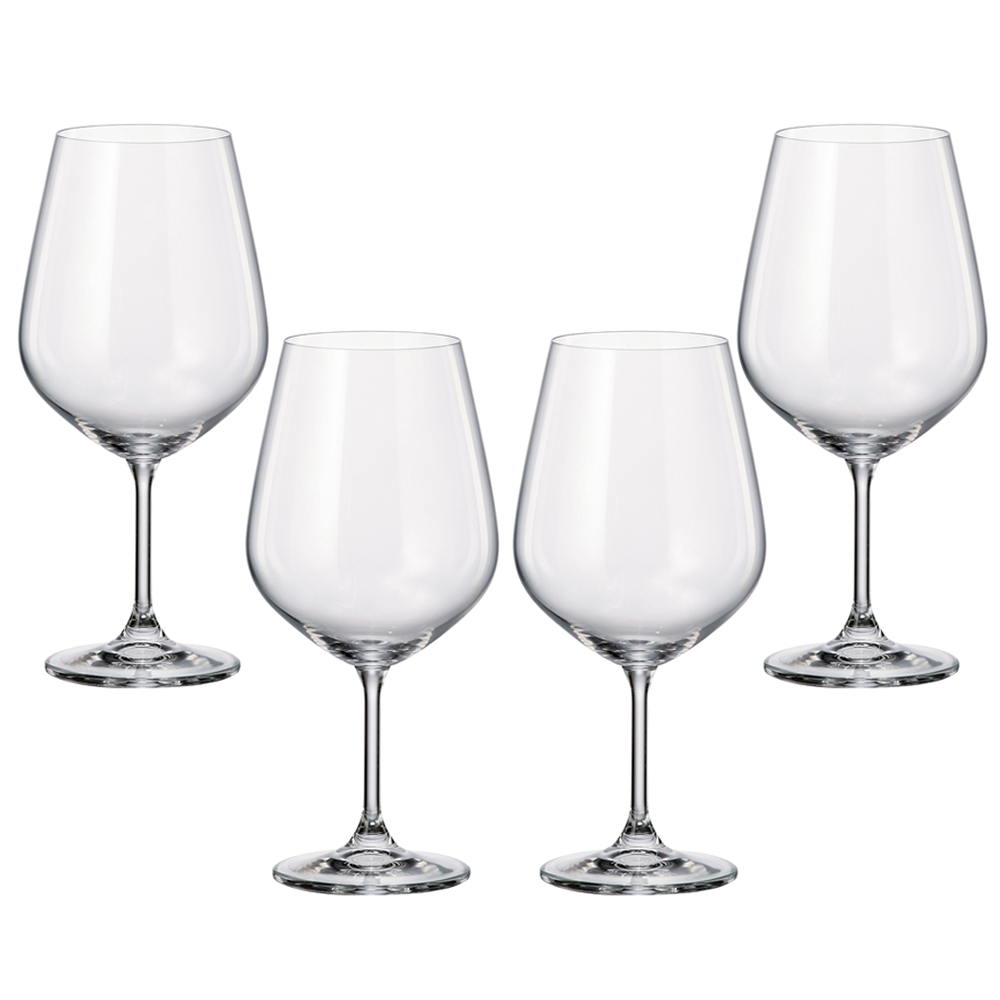 Fitz and Floyd Organic Band White Wine Glasses - Set of 4