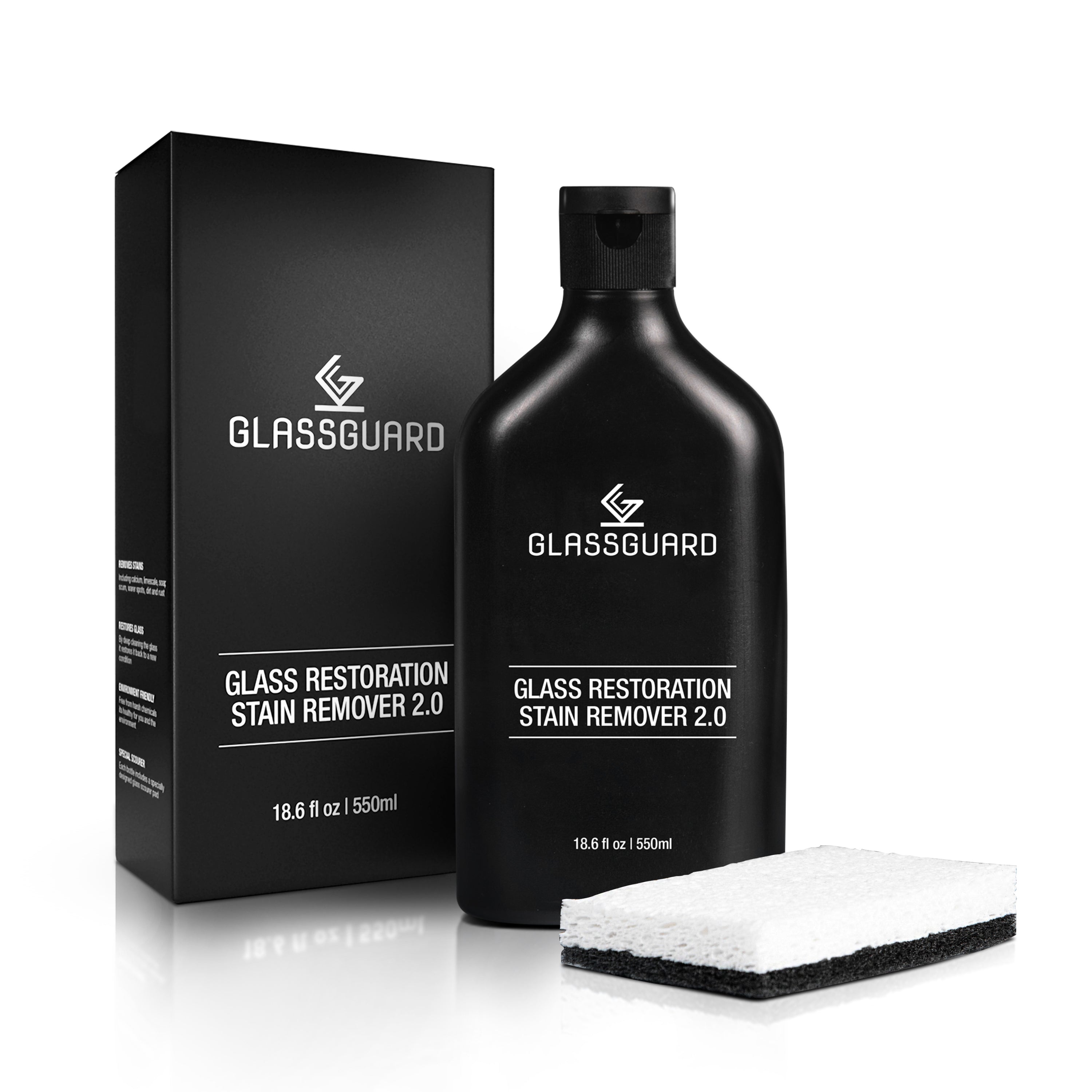 How to Use GLASSGUARD Glass Restoration Stain Remover - Remove Hard Water  Stains & Restore Glass 