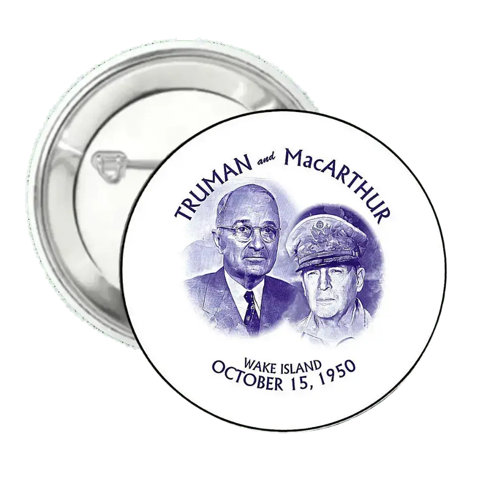 Truman And MacArthur | Pin-Back Button