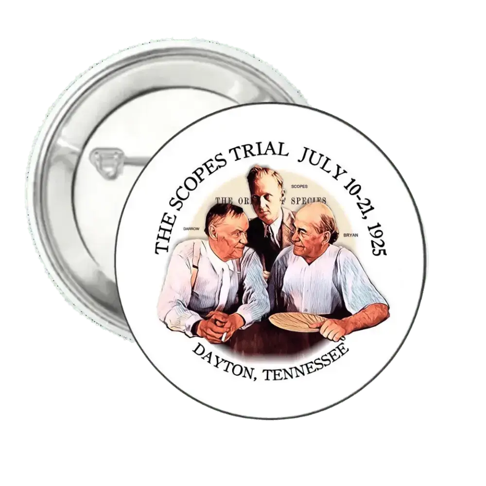 The Scopes Trial| Pin-Back Button