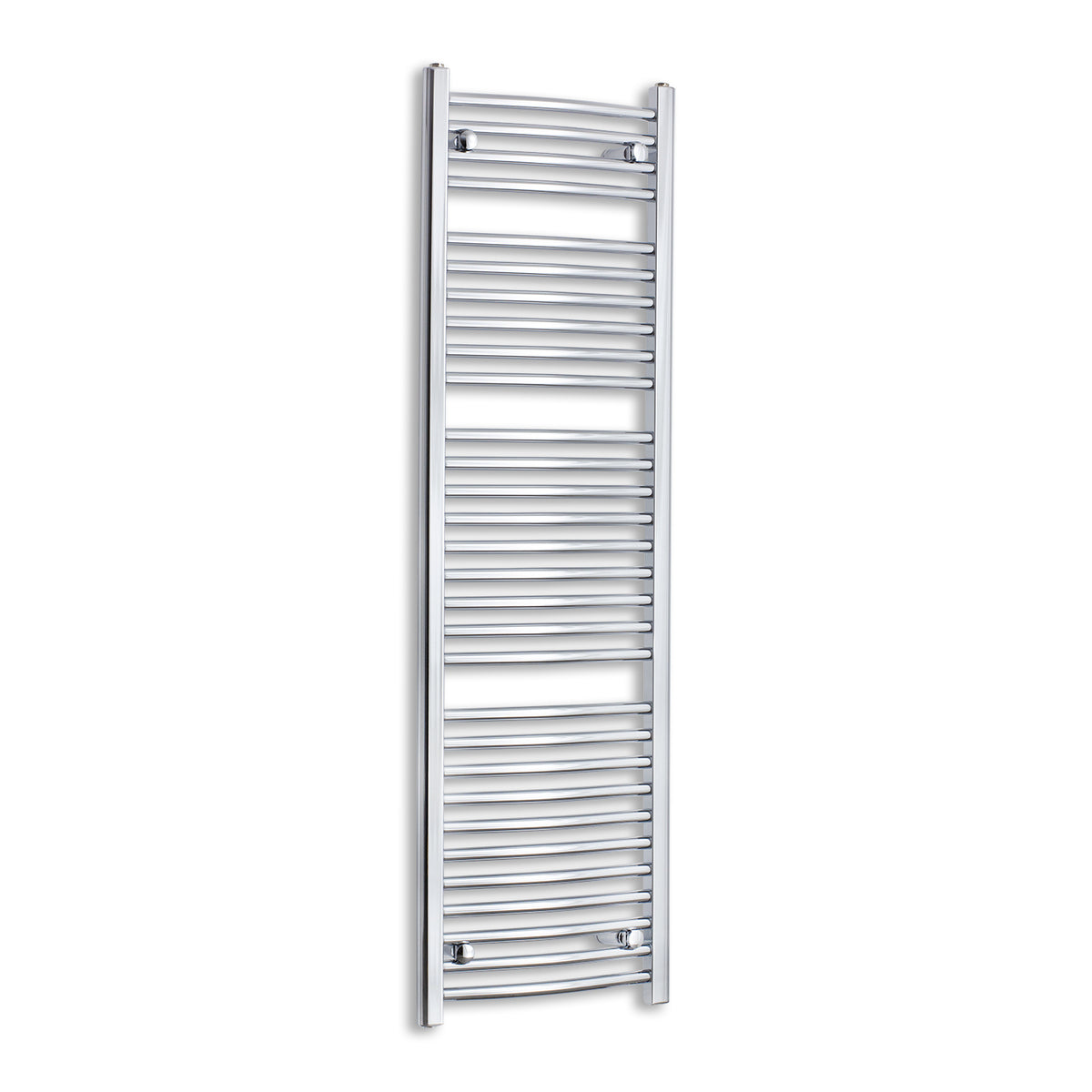 1500 mm High x 450 mm Wide Heated Curved Towel Rail Radiator Chrome â Elegant Radiators