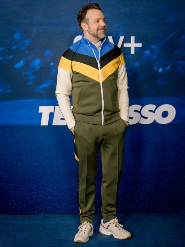 Jason Sudeikis Red Tracksuit