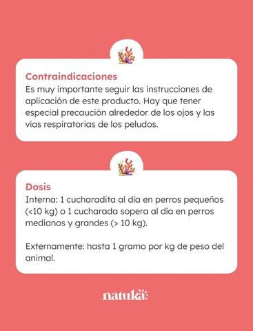 2 Contraindicaciones de la Tierra de Diatomeas ¿Tiene más?