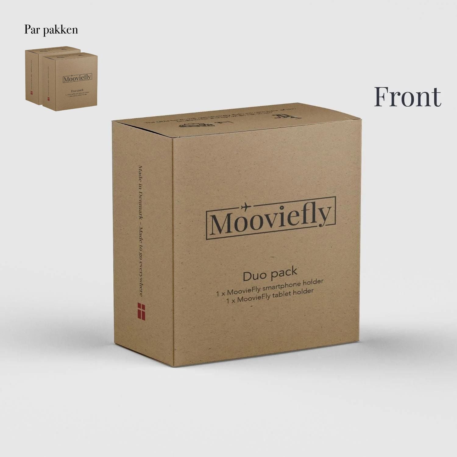 Billede af MoovieFly par pakken - To tablet og to smartphone holdere hos Mooviefly.dk