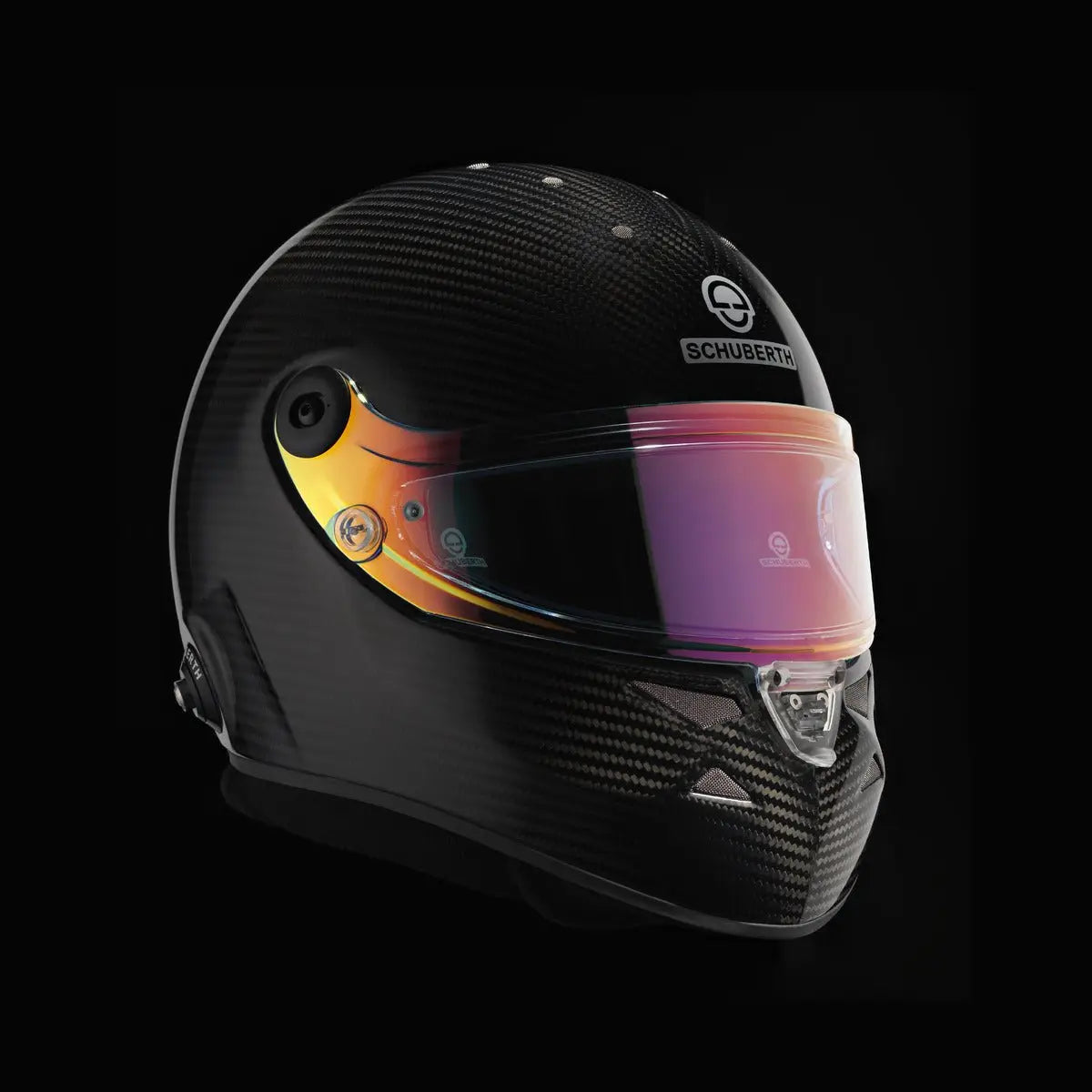 Schuberth SP1 Carbon Fibre 8858 Helmet HANS - Fyshe.com