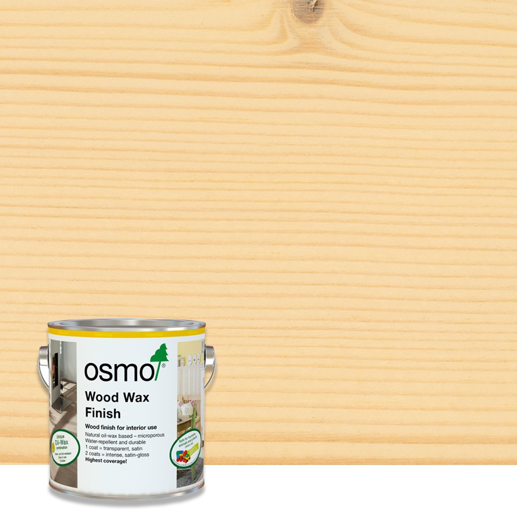 Osmo Wood Wax Finish - Walnut - 3166 Solvent Based - .75 Liter
