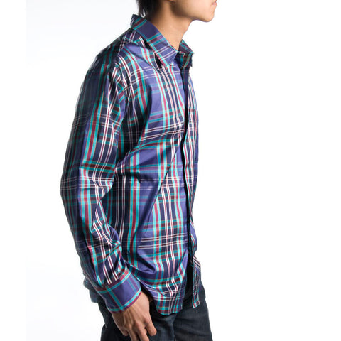 Celebration striped Silk Mens Shirt | Shubrah