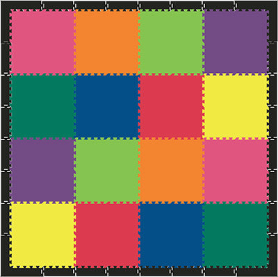 colorful play mats