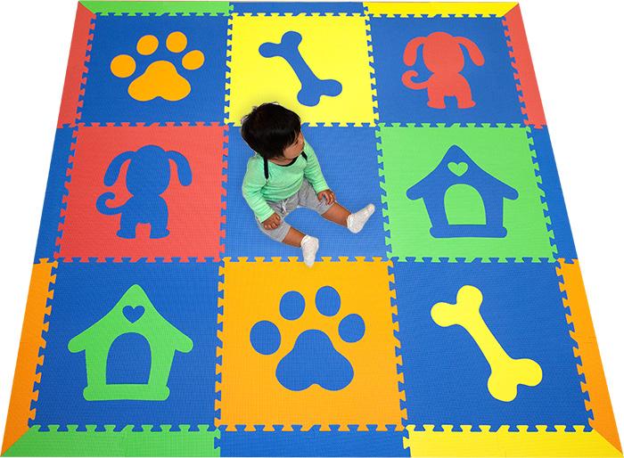 Animal Puzzle Mat Kids Foam Floor Mats Softtiles