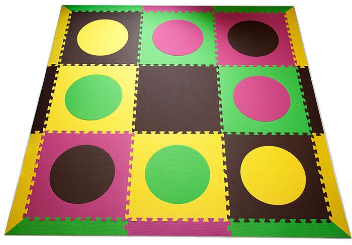 Circles Play Mat Interlocking Foam Play Mats Softtiles