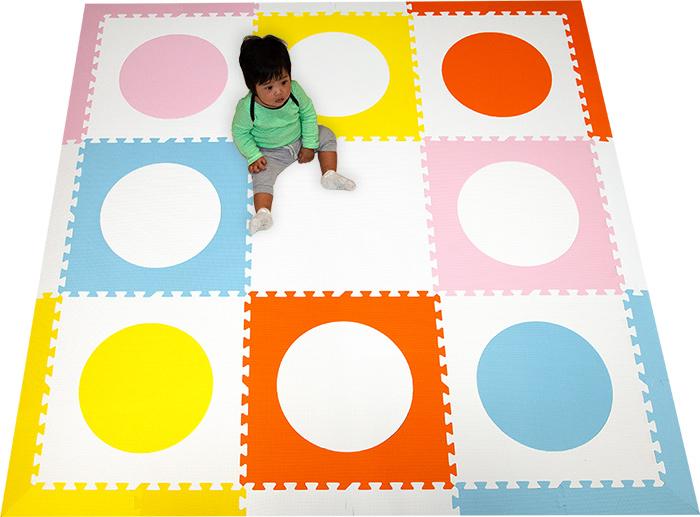 Play Mats With Circles Mats For Play Area Softtiles