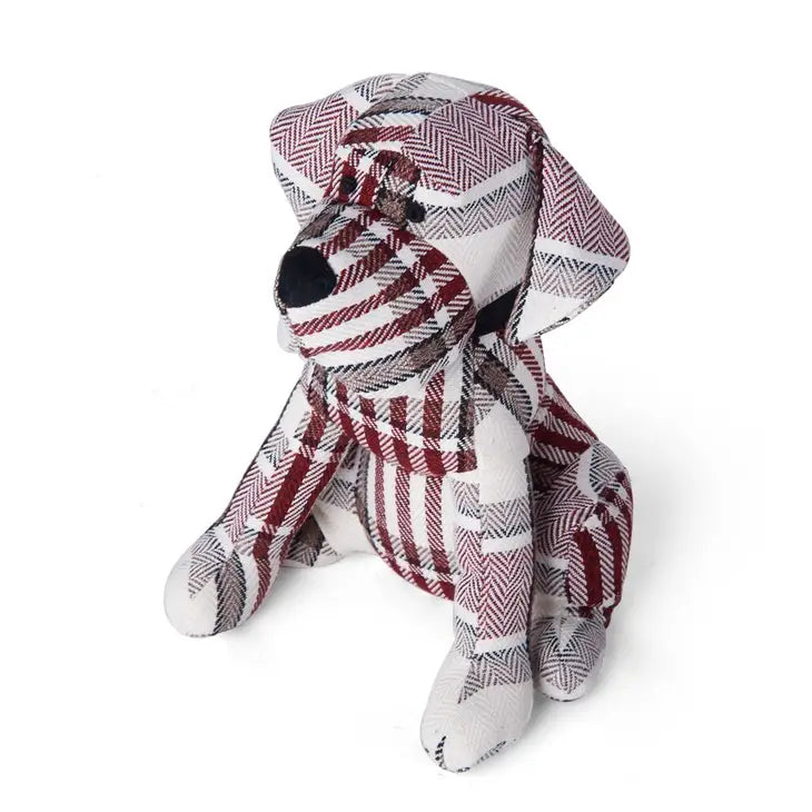 Elements Red Plaid Door Stopper