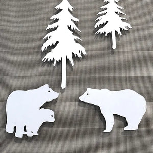 Dcentral® Bear Family Flexible Safety Screen Magnets 10"x10" - ForYourDoor.com