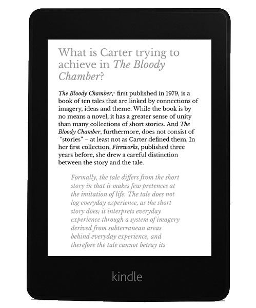 the bloody chamber and other stories by angela carter