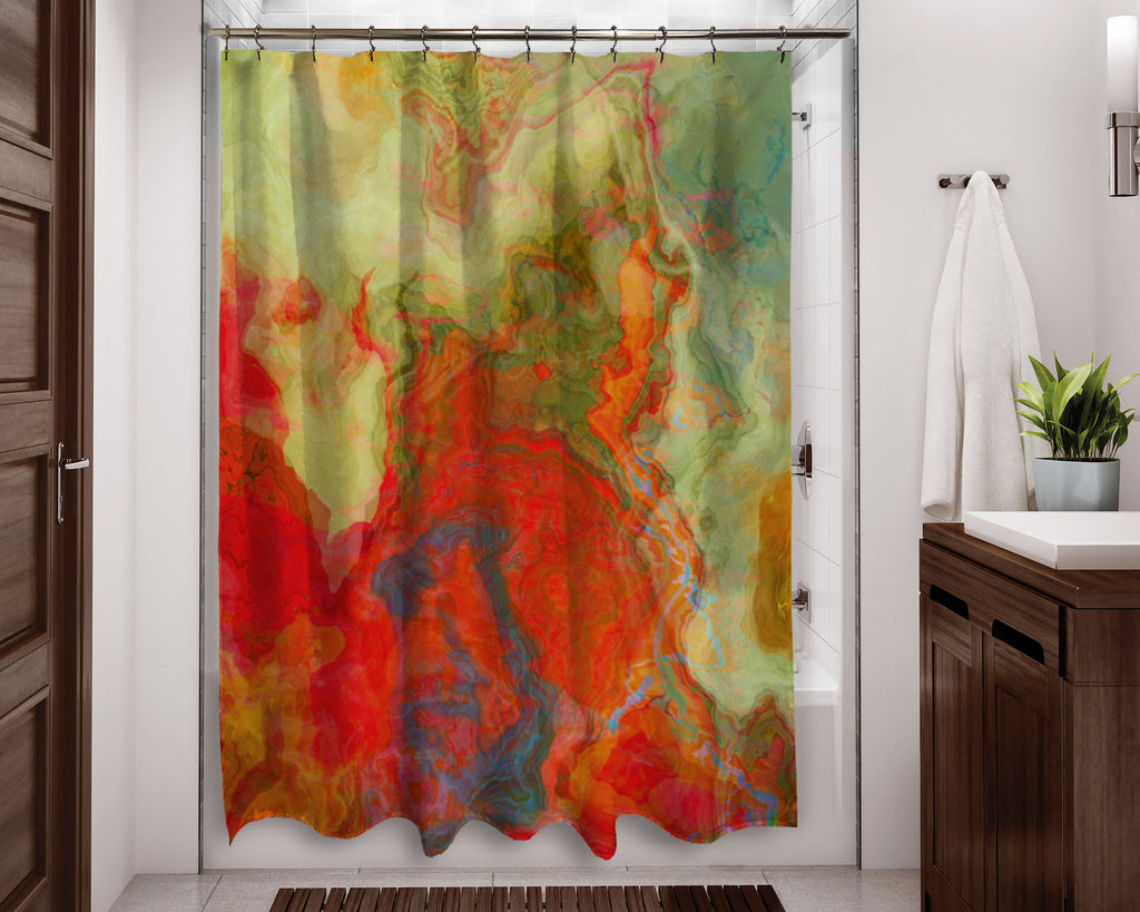 Abstract Art Shower Curtains – Abstract Art Home