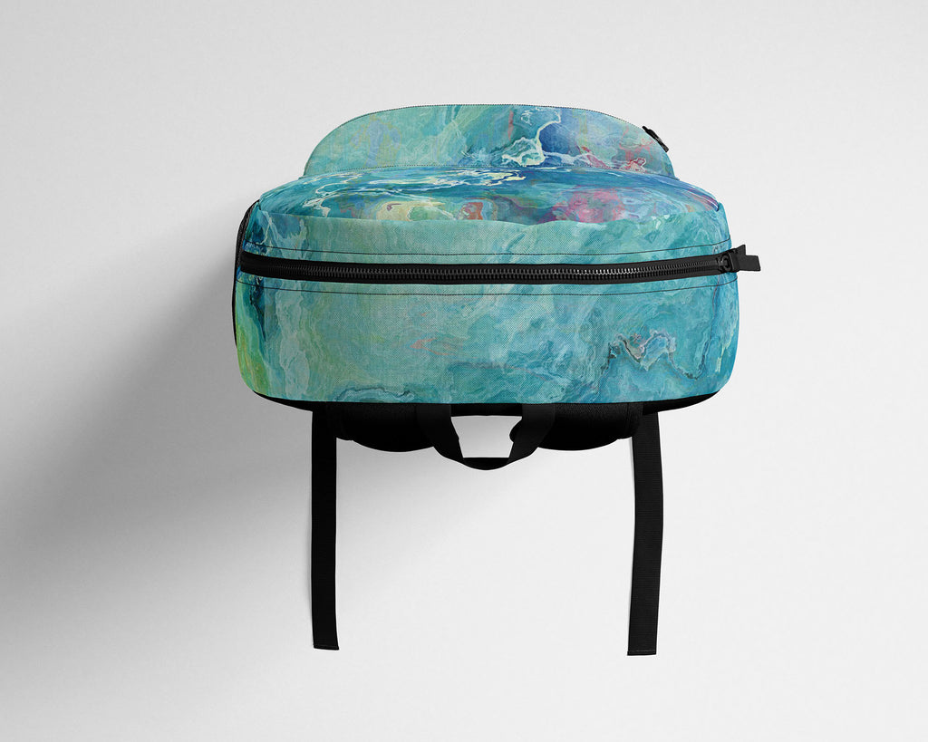 Abstract Art Backpack with Adjustable Ergonomic Padded Shoulder Straps ...