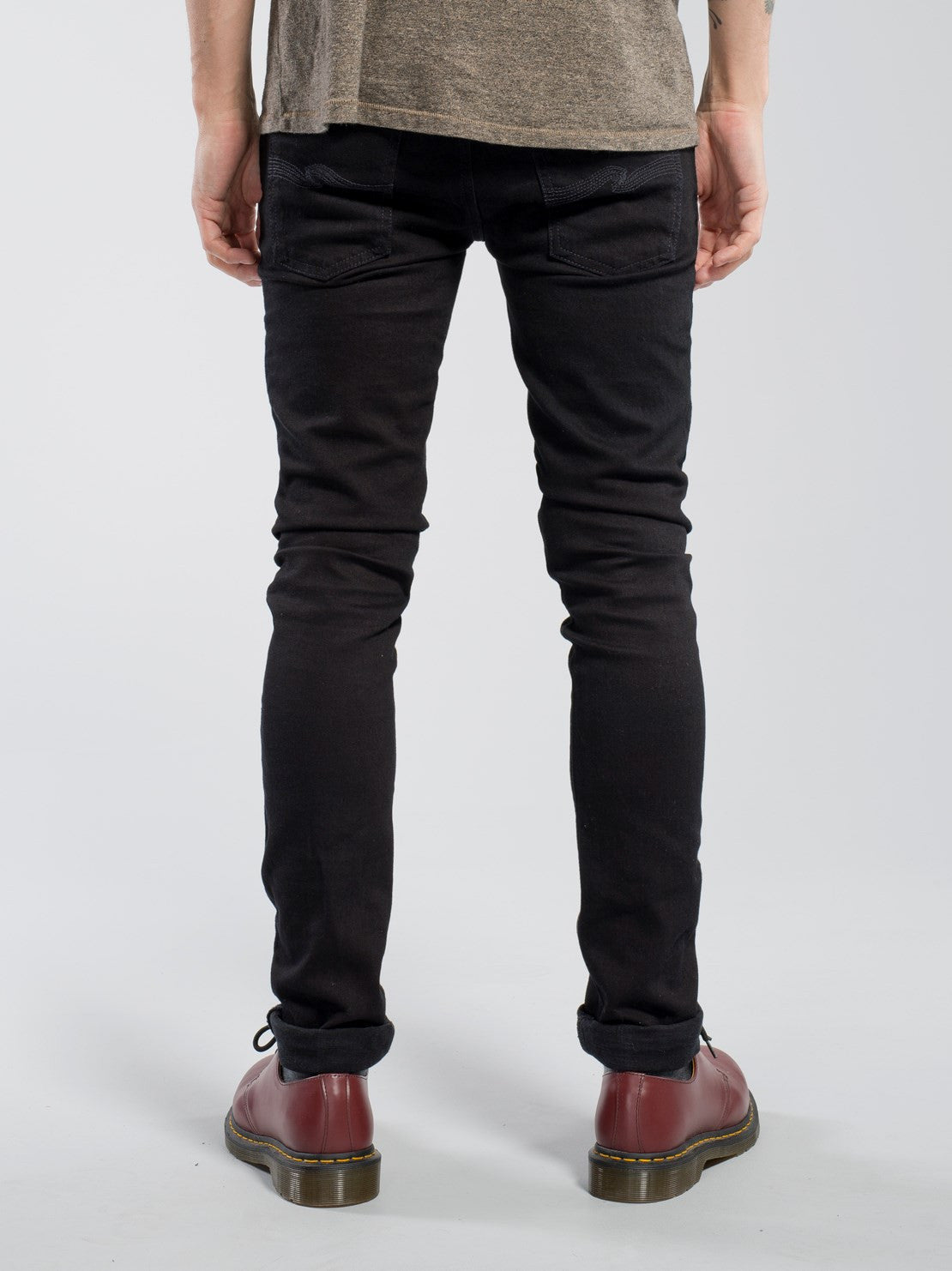 black jeans tight
