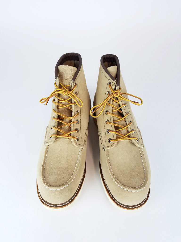 red wing moc toe sand