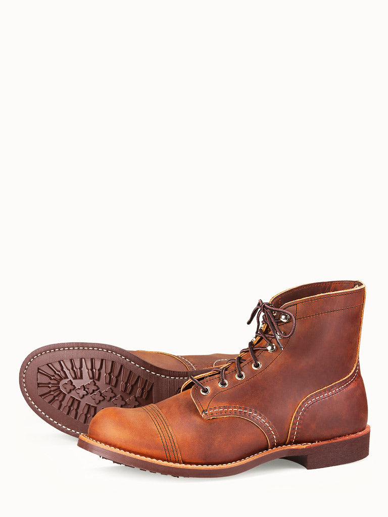 red wing iron ranger copper rough and tough