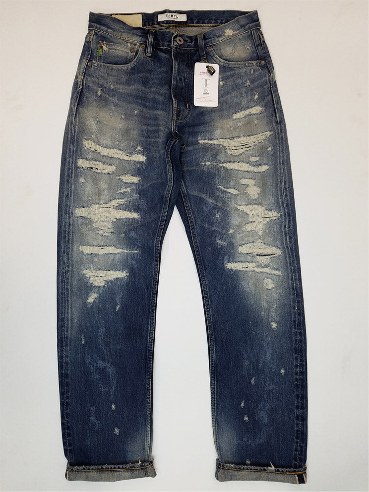 FDMTL Distressed Japanese Selvedge Denim