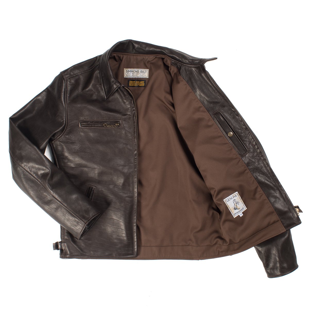 Iron Heart X Simmons Bilt Blattwerk Leather Work Jacket - Mildblend ...