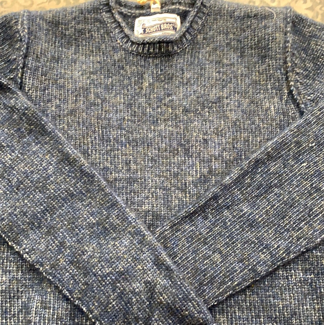 Schott wool navy sweater