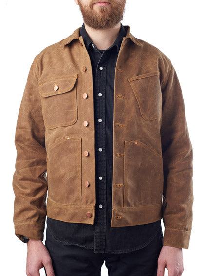 flannel lined waxed canvas jacket