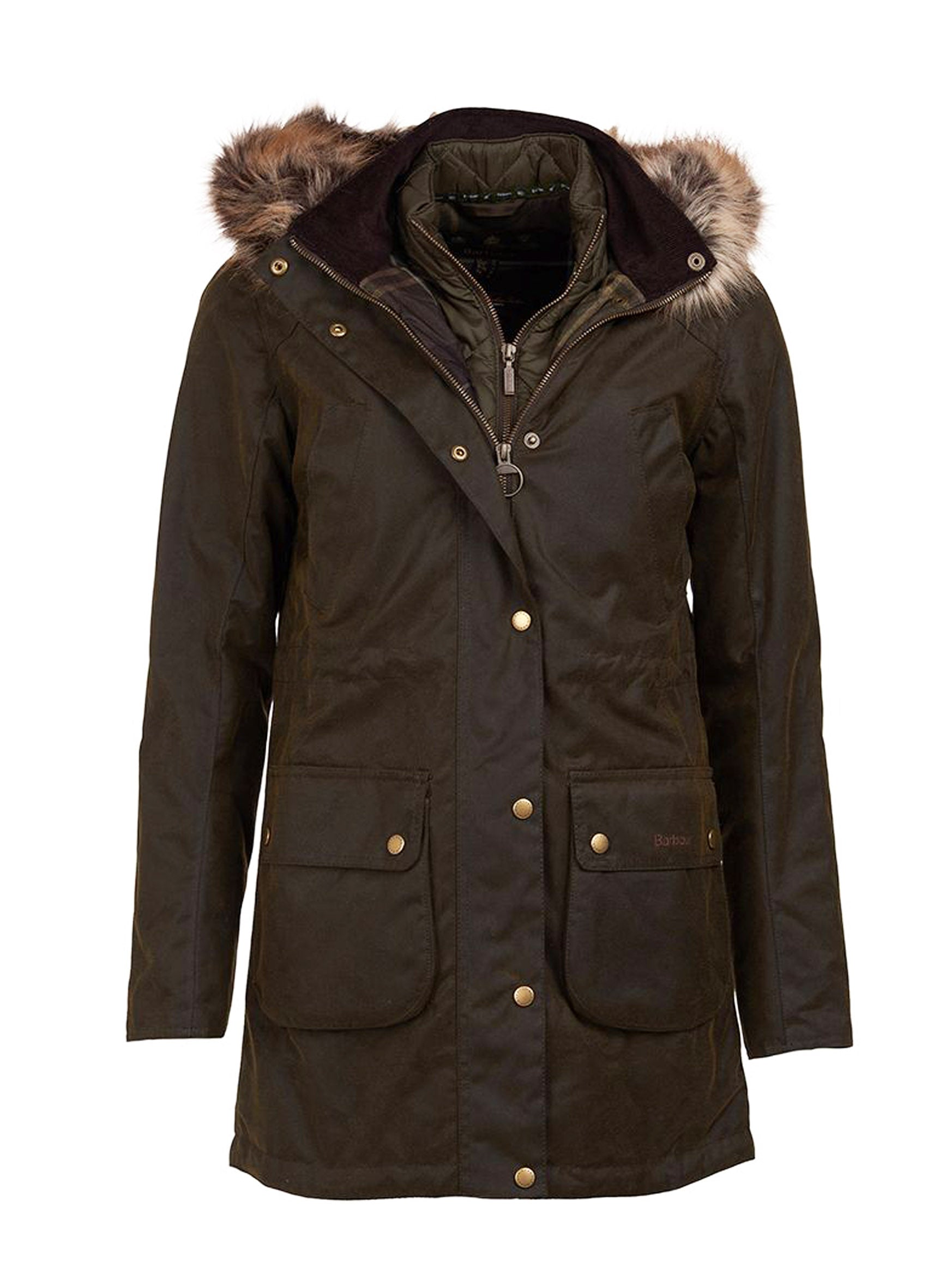 Barbour Ladies Thrunton in Olive 