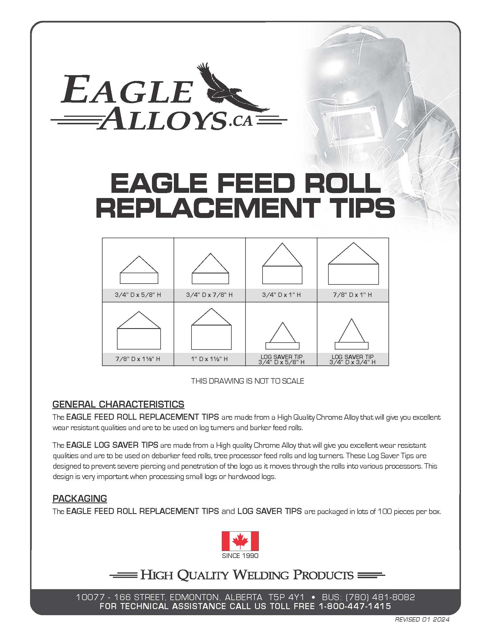 EAGLE FEED ROLL REPLACEMENT TIPS