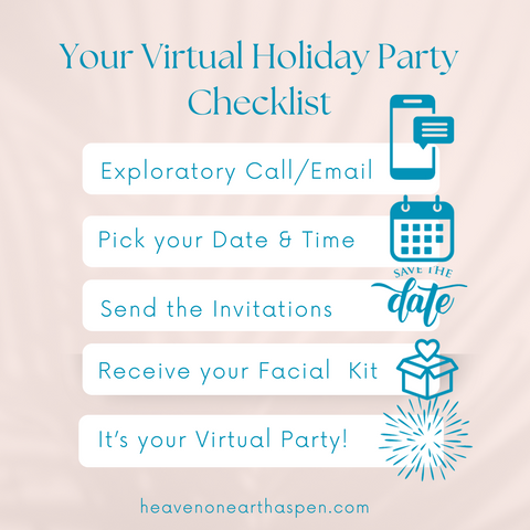 heaven on earth virtual holiday party idea checklist