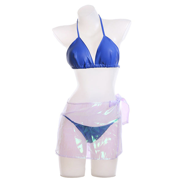 League of Legends LoL Jinx Original Designers Top and Shorts Swimming Suit  - Cossky®