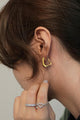 18K Gold Plated Irregular Geometric Earrings - Ecart