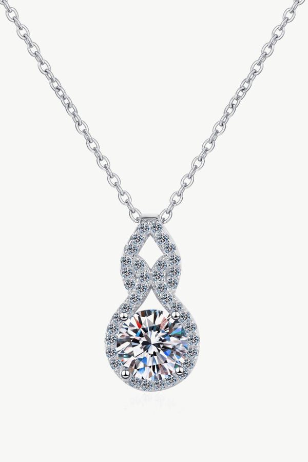 1 Carat Moissanite Pendant Necklace - Ecart