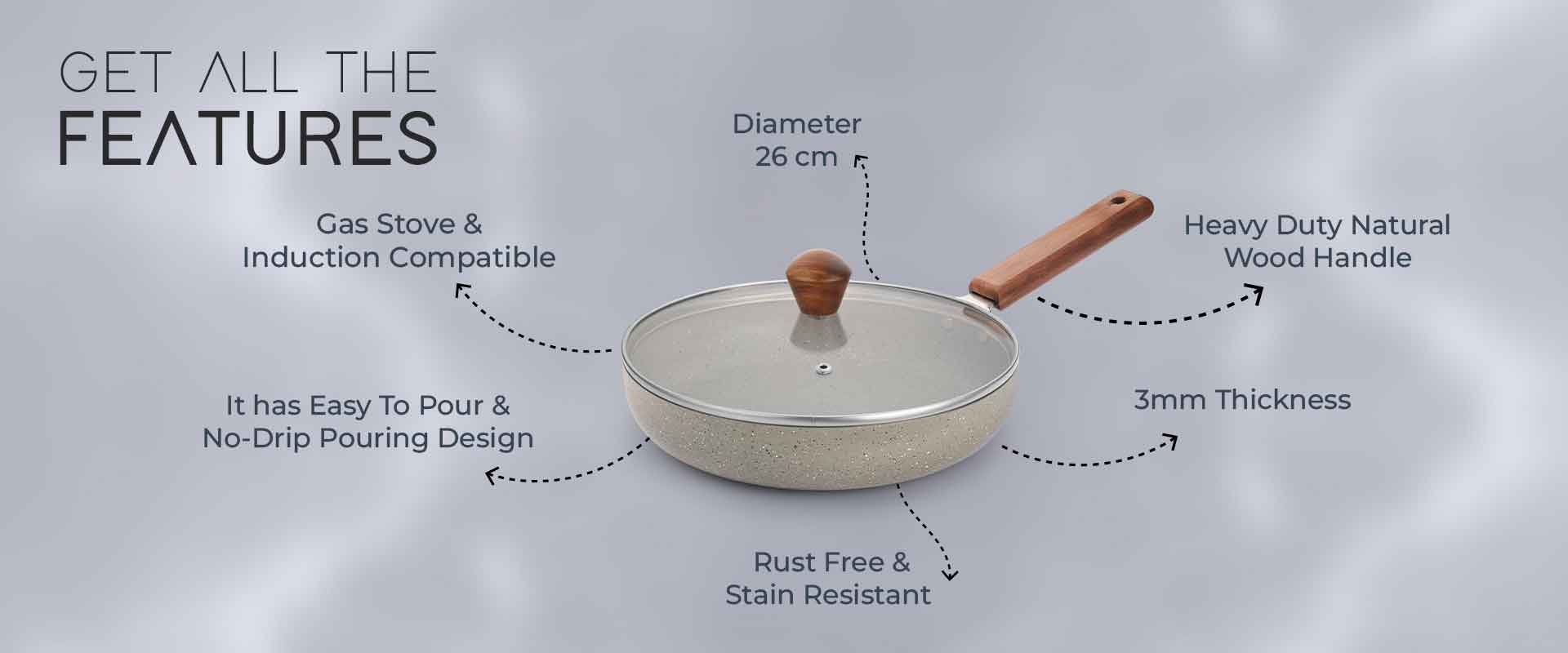 Feature Loaded Fry Pan