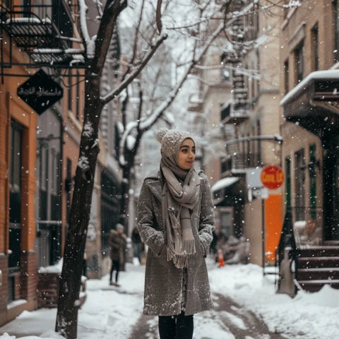 hijab in winter