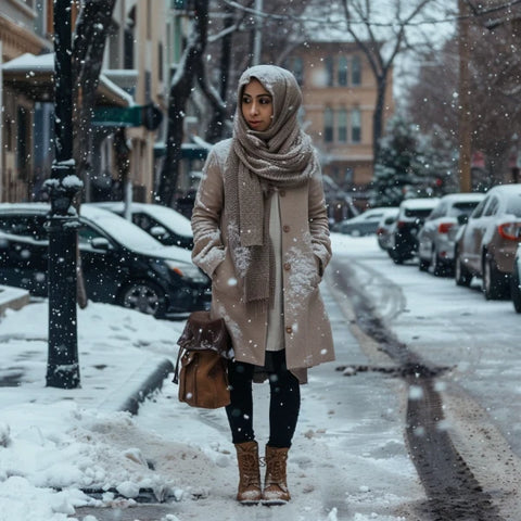 hijab in winter