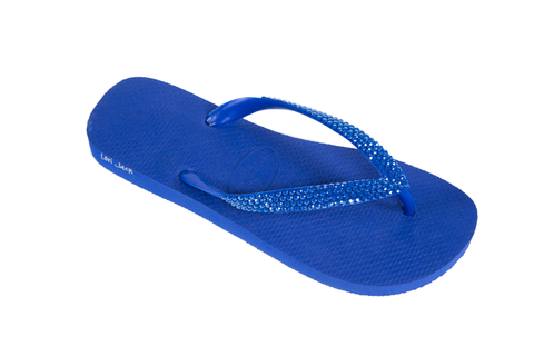 royal blue flip flops