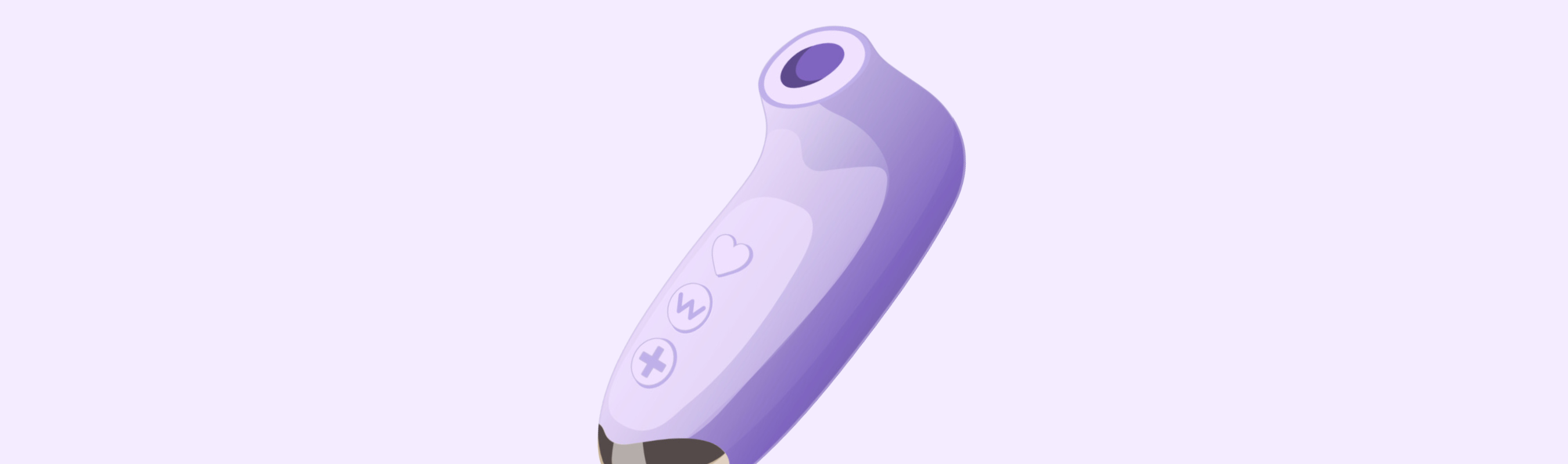 Purple air pulse clit stimulator