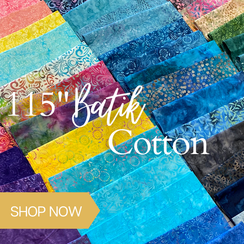 115 inch batik cotton collection