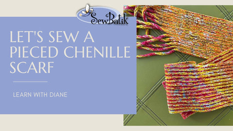 Watch our YouTube Video on Pieced Chenille Scarves