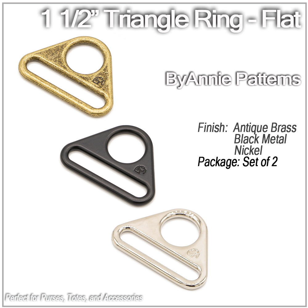 1 1/2 Rectangle Ring - Flat (Set of Two) – SewBatik