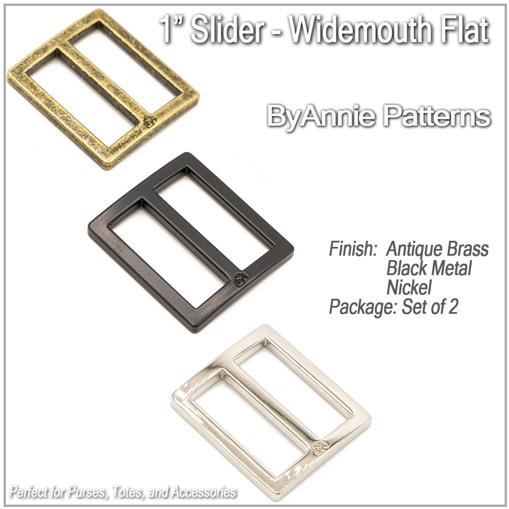 1 1/2 Slider - Widemouth - Flat (Set of Two) – SewBatik