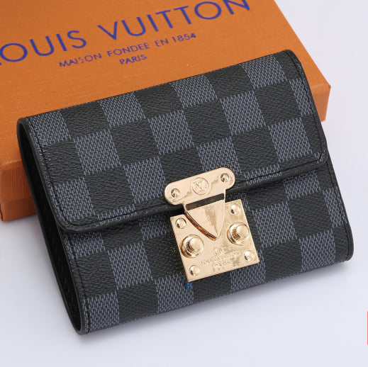 Louis Vuitton LV Women Leather Fashion Purse Wallet