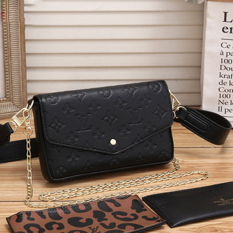 Louis Vuitton LV Women Leather Handbag  Crossbody Satchel Should