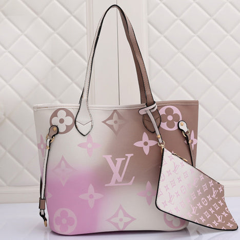 LV Louis Vuitton Hot Sale Women Leather Handbag Tote Shoulder Ba